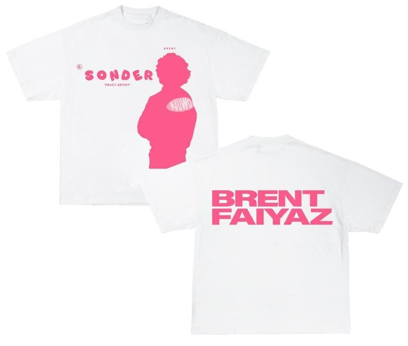 Brent Faiyazzz Pink Cute Sonder Rap Shirt Crewneck Cotton Hoodie, Sweatshirt | RetroVerseTees.com