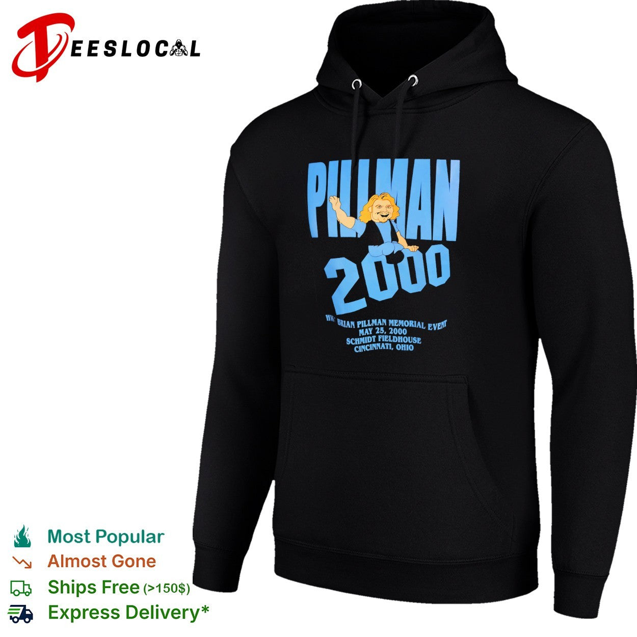 Brian Pillman 2000 HWA Memorial Event Cincinnati shirt