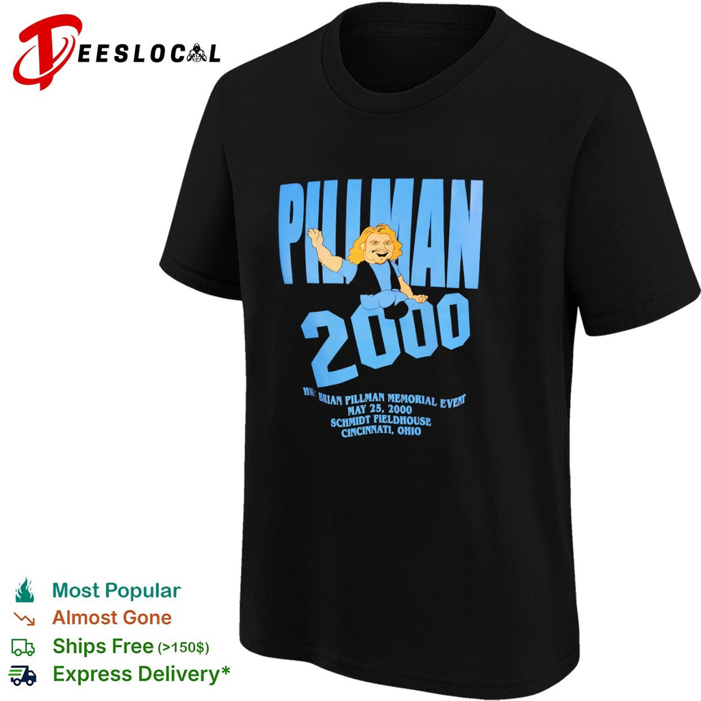 Brian Pillman 2000 HWA Memorial Event Cincinnati shirt