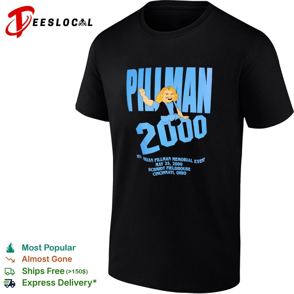 Brian Pillman 2000 HWA Memorial Event Cincinnati shirt