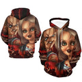 Bride FOG Chucky Hoodie Casual Coat for Men Women Hooded Sweatshirt FOG Lightweight Sweater Tops T-Shirts