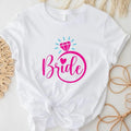 Bride Shirt, Pink Bachelorette T-Shirt, Bridal Shower Tee, Engagement Party Tee, Bride To Be Hoodie, Sweatshirt