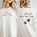 Bride in a Tini Bit T-shirt 2 Sides, Expresso Martini Tee Bride to Be Gift Expresso Martini Bachelorette Party Shirt Tini...
