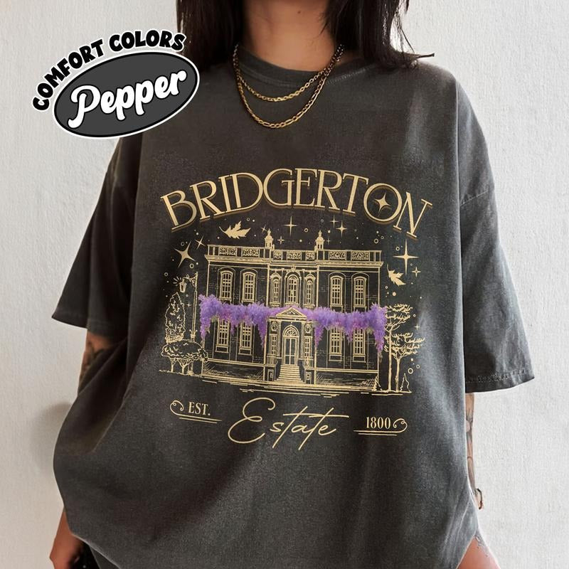 Bridgerton State Comfort Colors Shirt, Penelope Colin Bridgerton Season 3 Shirt, Bridgerton Gift, Lady Whistledown Fan...