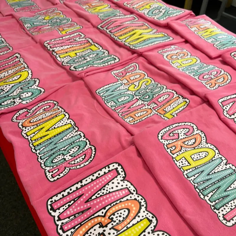 Bright Doodle Comfort Colors T-Shirt PART 2 Hoodie, Sweatshirt | RetroVerseTees.com