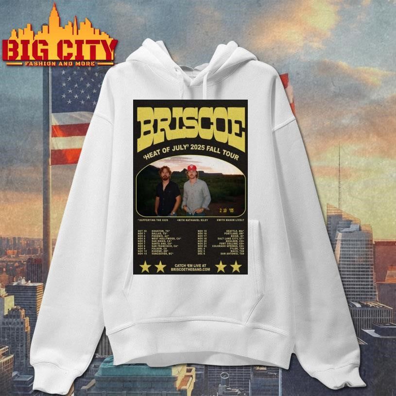 Briscoe Indie Folk Music Poster Shirt