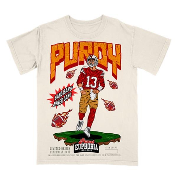 Brock Purdy V2 Tee Hoodie, Sweatshirt | RetroVerseTees.com