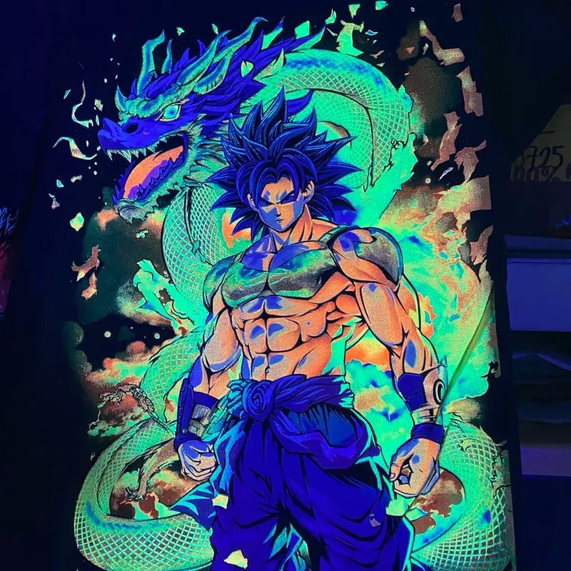 Broly fase oro T-shirt subtle anime Menswear Hoodie, Sweatshirt | RetroVerseTees.com