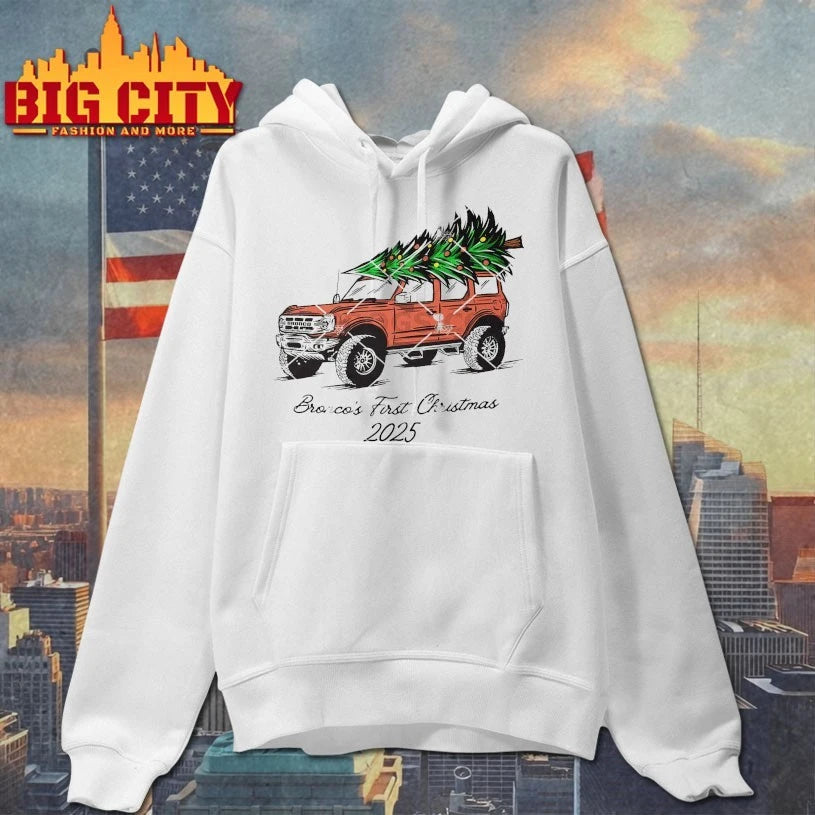 Bronco’s First Christmas 2025 Shirt