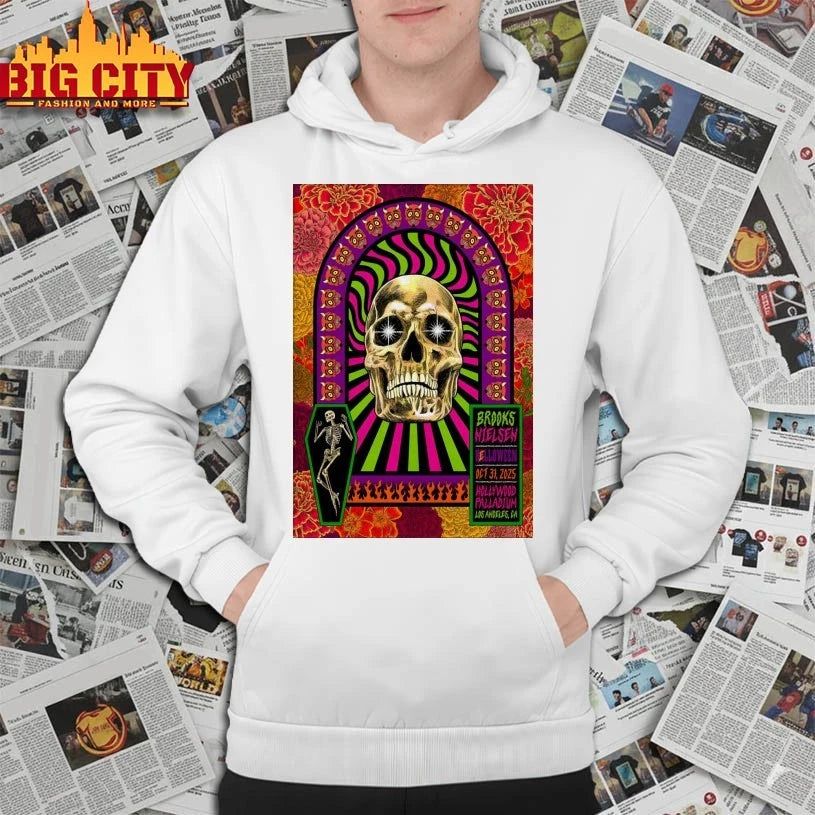 Brooks Nielsen Oct 31 2025 Hollywood Palladium Halloween Show Poster shirt