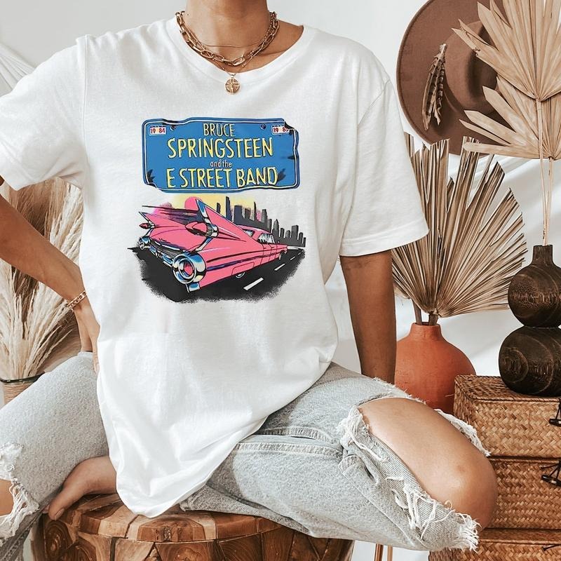 Bruce Springsteen T-Shirt, Vintage 1980s Bruce Springsteen Born in The USA Tour T-Shirt, Bruce Springsteen Merch, Bruce...