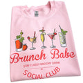 Brunch Babe Club Gildan Sweatshirt T-Shirts, Hoodie | RetroVerseTees.com