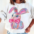 Brushstroke Bunny  DTF Transfers - THIS IS NOT A SHIRT Hoodie, Sweatshirt | RetroVerseTees.com