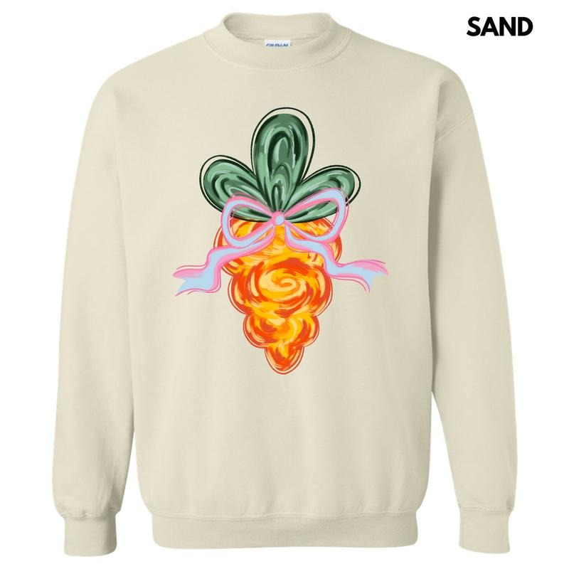 Brushstroke Carrot Sweatshirt 'NLB' T-Shirts, Hoodie | RetroVerseTees.com