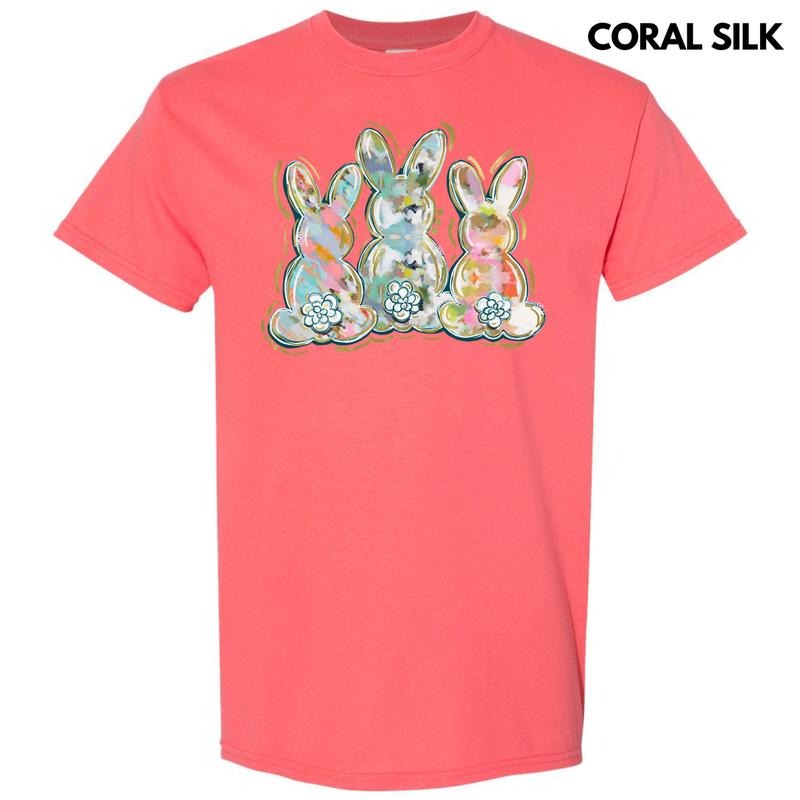 Brushstroke Peter Cottontail Gildan Short Sleeve T-Shirt Hoodie, Sweatshirt | RetroVerseTees.com