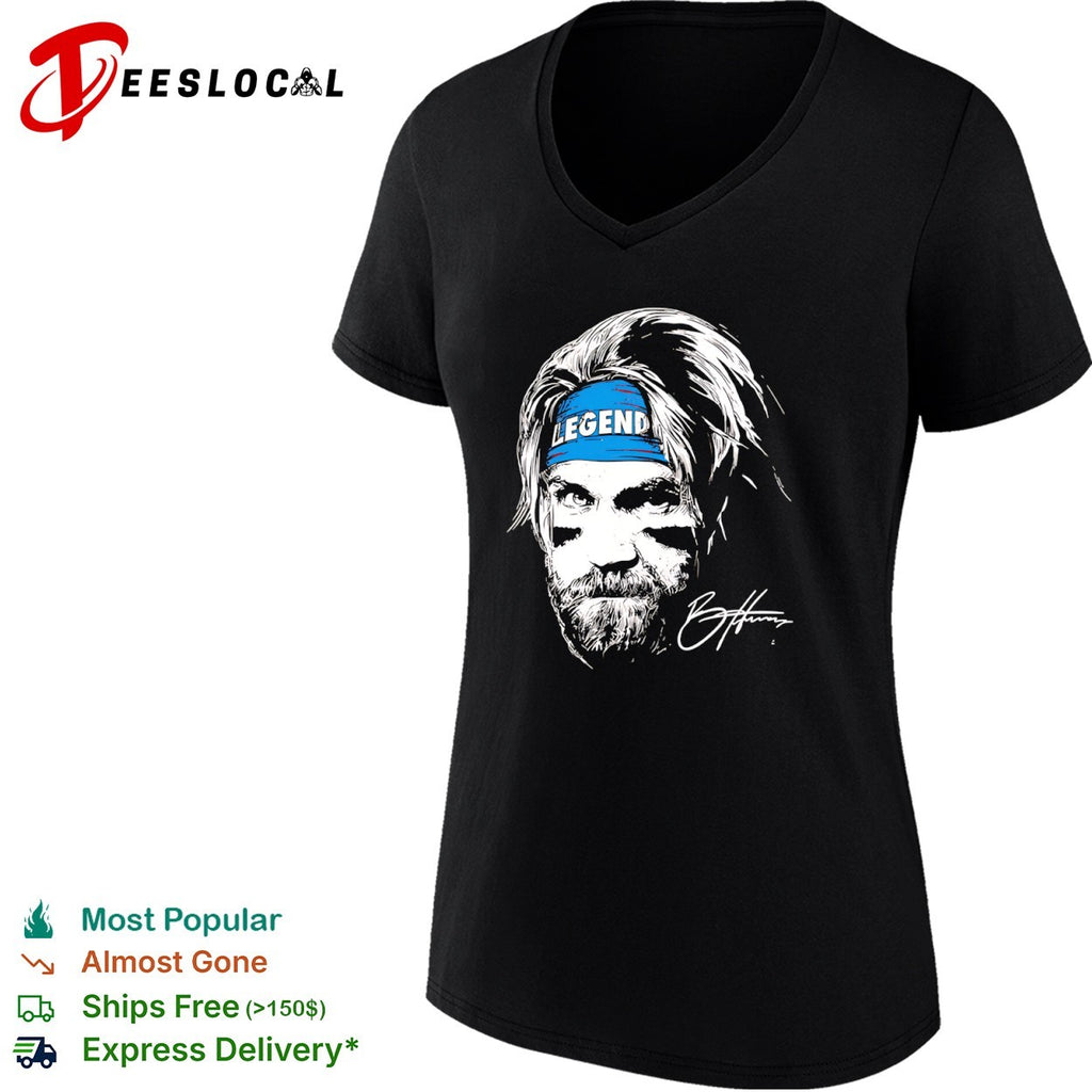 Bryce Harper Legend Signature Portrait Philadelphia Phillies shirt