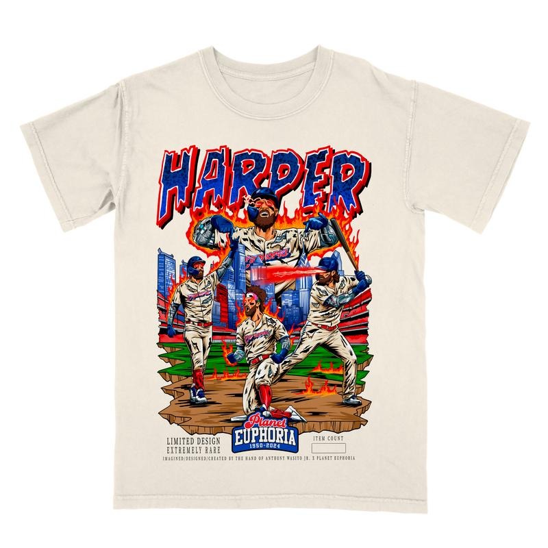 Bryce Harper V2 Tee - Soft and Comfortable Shirt - Menswear - Graphic T-Shirt Hoodie, Sweatshirt | RetroVerseTees.com