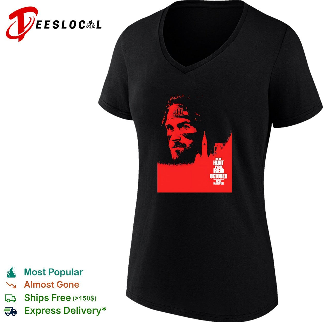 Bryce Harper the hunt for red October shirt