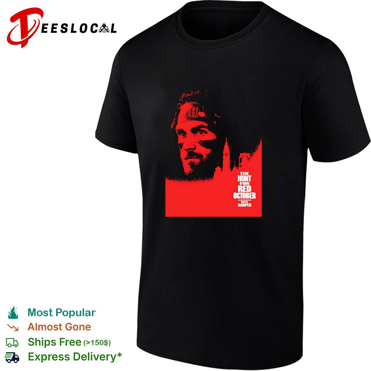 Bryce Harper the hunt for red October shirt