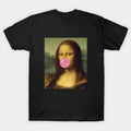 Bubble Gum Mona Lisa Vintage Graphic Tees, Meme Cringe Funny Dumb Shirt, Masters Merch 2025, Vacation Outfits, Unisex...