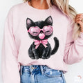 Bubblegum Cat Graphic Top T-Shirts, Hoodie, Sweatshirt | RetroVerseTees.com