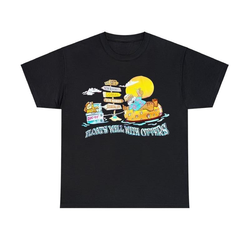 Buc-ee's Floats Well With Otters Unisex T shirt Hoodie, Sweatshirt | RetroVerseTees.com