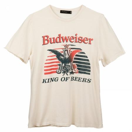 Budweiser Lager Beer Vintage Logo T-Shirt by Junk Food Hoodie, Sweatshirt | RetroVerseTees.com