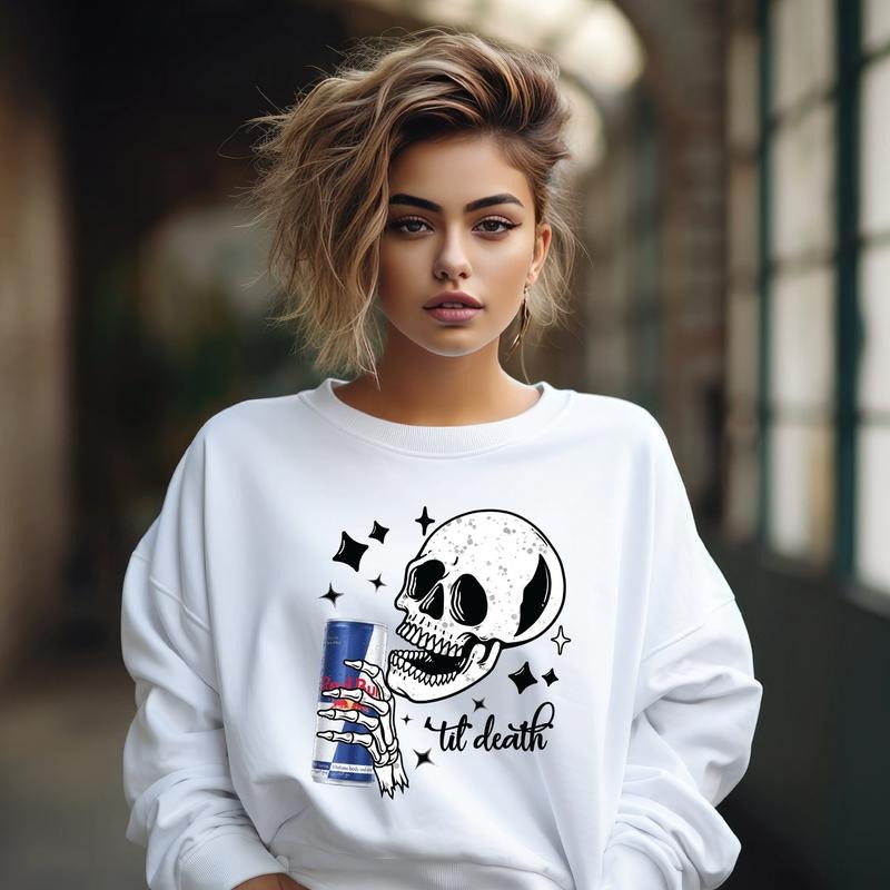 Bull Energy Drink, Redbull Shirt, Comfortable Womenswear, Gift for her Hoodie, Sweatshirt | RetroVerseTees.com