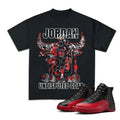 Bulls GOAT Match 12 Flu Game Sneakers, Cotton T-shirt Y2K Style, Unisex Graphic Tee with Streetwear Appeal Hoodie, Sweatshirt