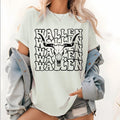 Bundle Retro Wall-en Bull Skull Walen Bundle Graphic Tops, Wall-en Bull Skull Pattern Lightsaber brand Shirt, Walen...