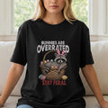 Bunnies are Overrated Stay Feral Shirt, Funny Raccoon Easter Tee, Hilarious Raccoon Eggs Graphic Shirt, Perfect for...