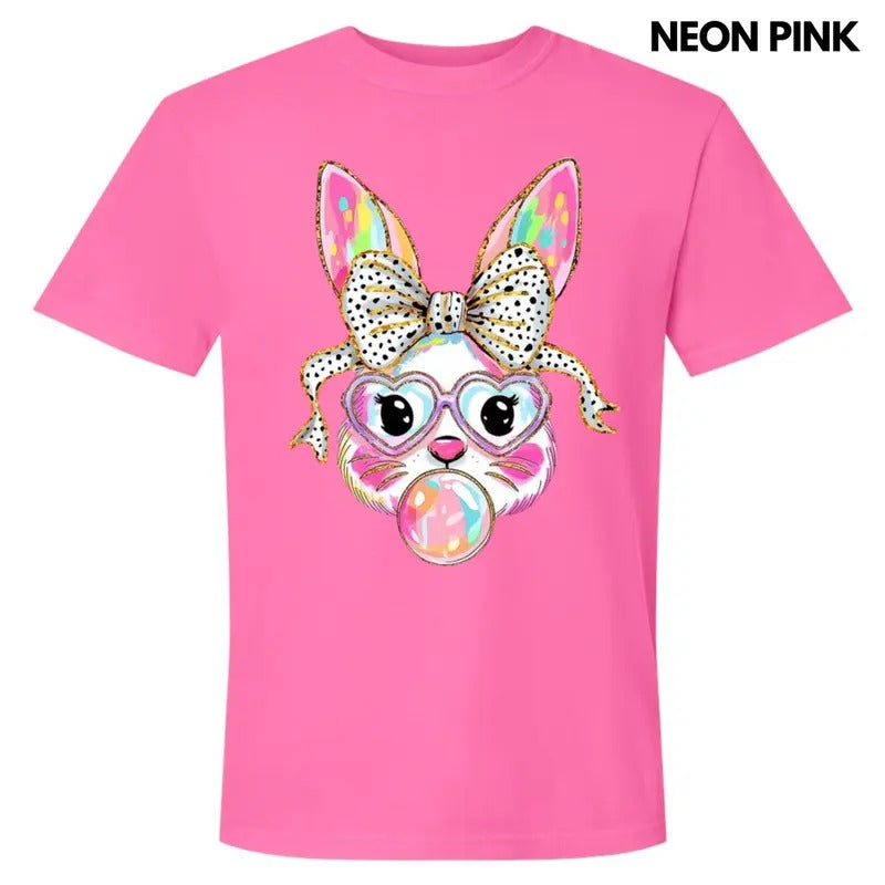 Bunny Coquette Brushstroke Comfort Colors T-Shirt Hoodie, Sweatshirt | RetroVerseTees.com