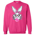 Bunny With Glasses Patch Sweatshirt T-Shirts, Hoodie | RetroVerseTees.com