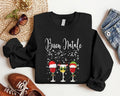 Buon Natale Sweatshirt, Italian Merry Christmas Sweater, Christmas Wine Gift Hoodie, Matching Family Group Holiday...