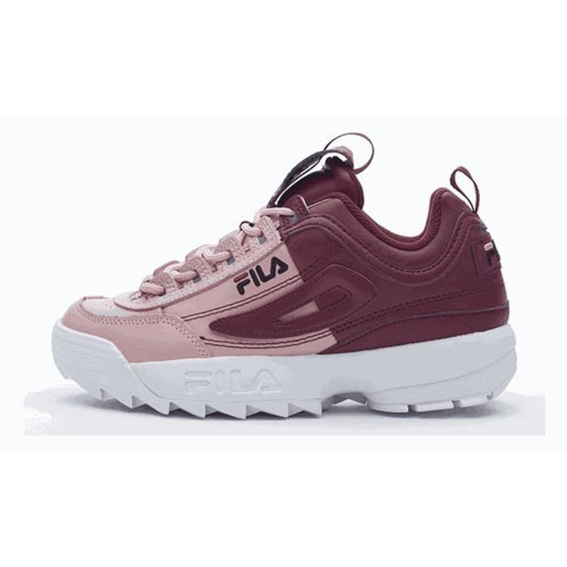 FILA Disruptor II Premium Split Pink/Burgundy (W) (5FM00063-662) Women Size 5-9 T-Shirts, Hoodie, Sweatshirt