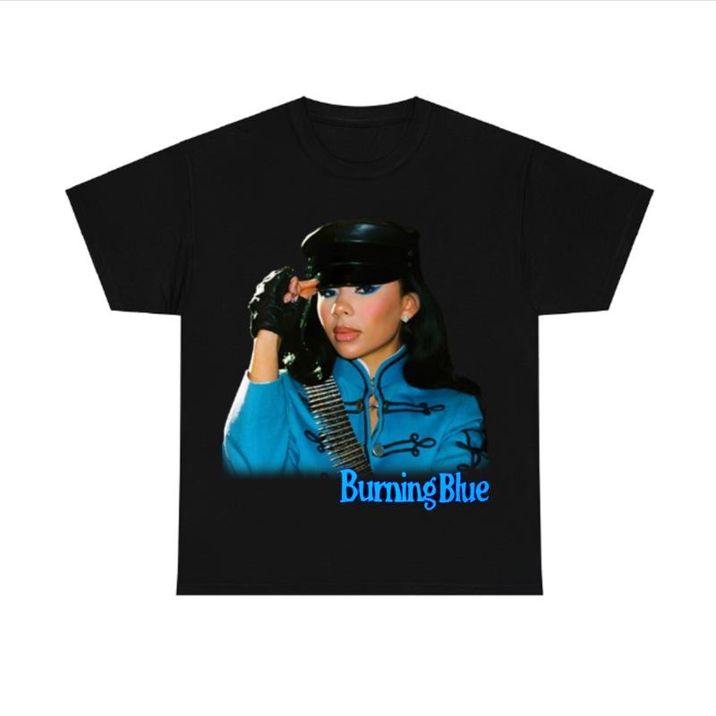 Burning Blue  Song Tee, Mariah TS Music Shirt Hoodie, Sweatshirt | RetroVerseTees.com