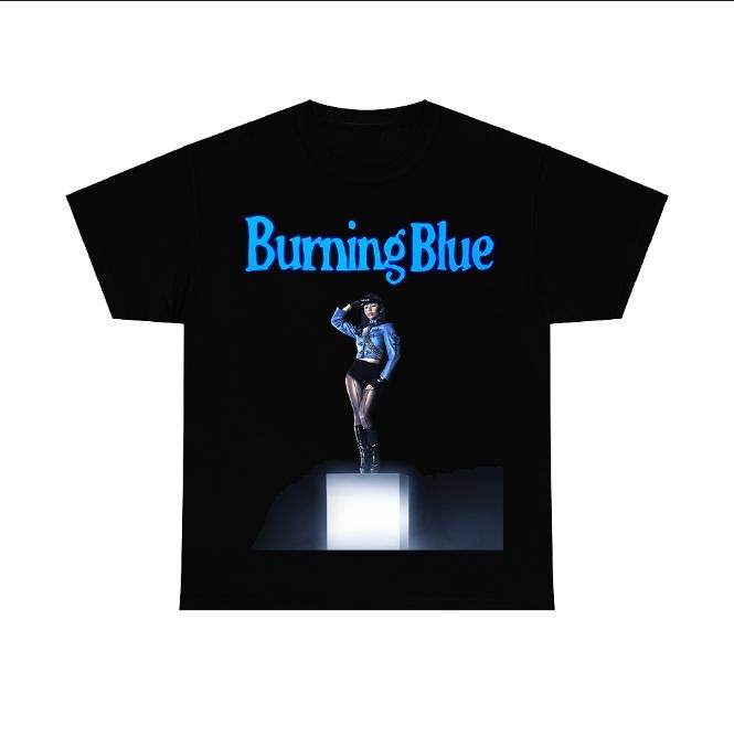 Burning Blue Music Tee, Mariah TS Shirt, Gift Fans Hoodie, Sweatshirt | RetroVerseTees.com