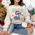Burrito Sabanero Crewneck Sweatshirt de Navidad, Tuki Tuki Latina Ugly Christmas Sweater,  Mexican Feliz Navidad Knit...