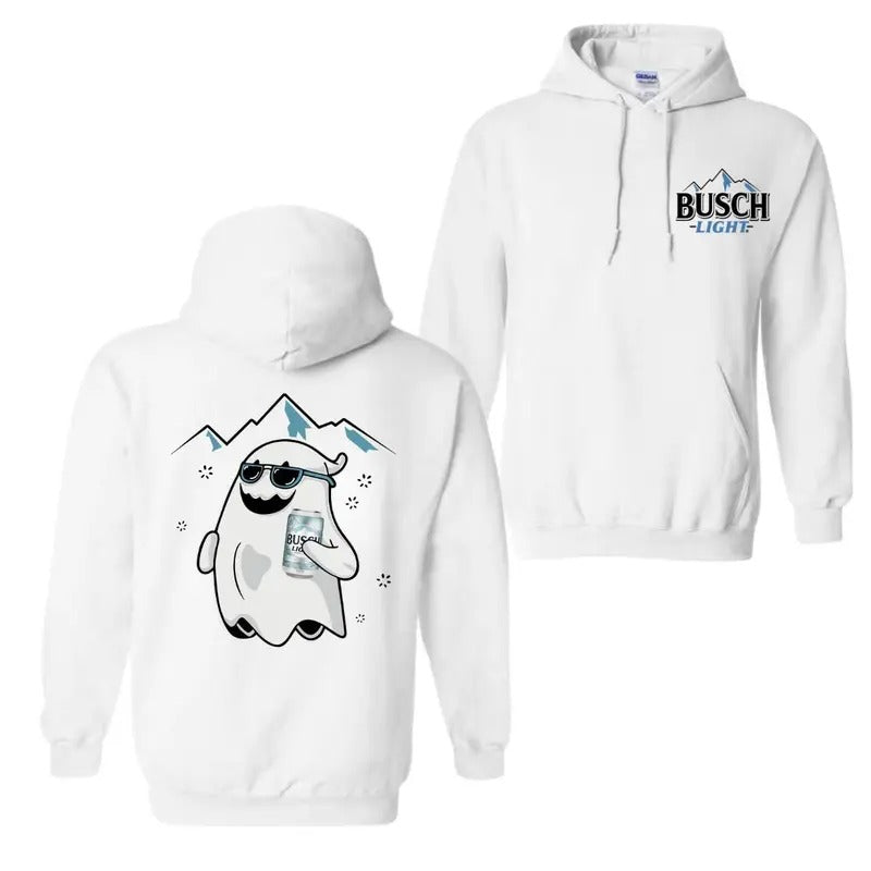 Busch Halloween Hoodie DRG, Ghost Halloween T-Shirt DRG, Sweatshirt for Men and Women | RetroVerseTees.com