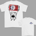 [Busch Light Bitten fruit Collection] Doodlebob Busch Light Bitten fruit 2 Sided T-Shirt, Funny Drinking T-Shirt, Unisex...