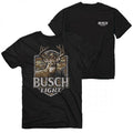 Busch Light Buck Camo Shield Front and Back Print T-Shirt Hoodie, Sweatshirt | RetroVerseTees.com