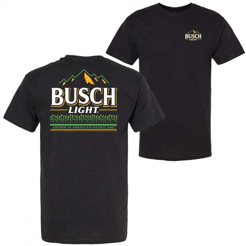 Busch Light Corn Field White Text Front And Back T-Shirt Hoodie, Sweatshirt | RetroVerseTees.com