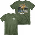 Busch Light Deer Label Front and Back Print T-Shirt Hoodie, Sweatshirt | RetroVerseTees.com