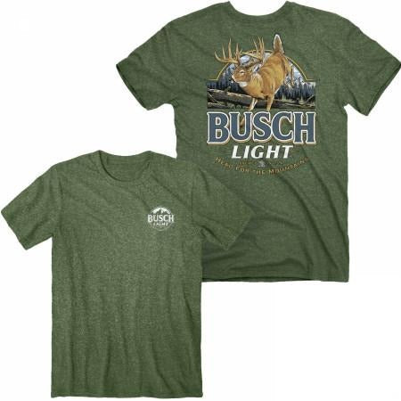 Busch Light Deer Label Front and Back Print T-Shirt Hoodie, Sweatshirt | RetroVerseTees.com