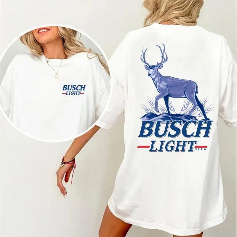Busch Light Deer T-shirt Hoodie, Sweatshirt | RetroVerseTees.com