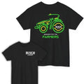 Busch Light Farmers Tractor Both Sided Unisex T-Shirt Fabric Menswear Hoodie, Sweatshirt | RetroVerseTees.com