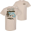 Busch Light Fishing with Friends Tan Front Back Print T-Shirt Hoodie, Sweatshirt | RetroVerseTees.com