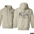 Busch Light Hoodie - Classic Mountain Landscape Gunpla brand Logo Design, Unisex Sweater for Outdoor Enthusiasts Gunpla...