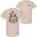 Busch Light Hunting Dog Front and Back Print T-Shirt Hoodie, Sweatshirt | RetroVerseTees.com