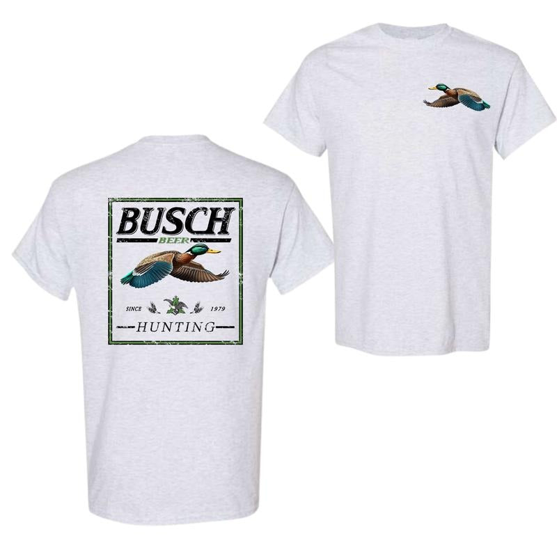 Busch Light Hunting Duck T-Shirt , For Him , For Her Classic Cotton Hoodie, Sweatshirt | RetroVerseTees.com
